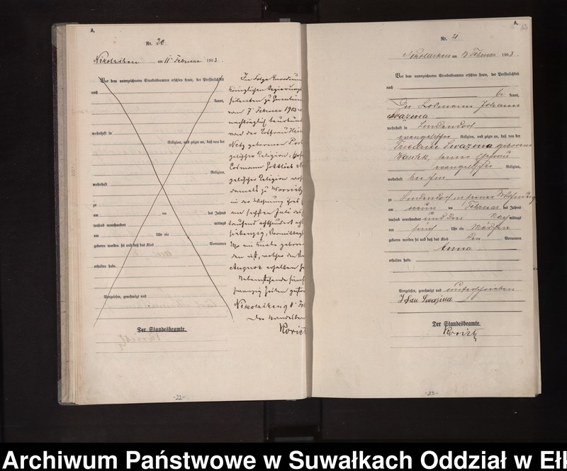 image.from.unit.number "Geburts-Haupt-Register des Königlichen Preussischen Standes-Amtes Nikolaiken Kreis Sensburg"