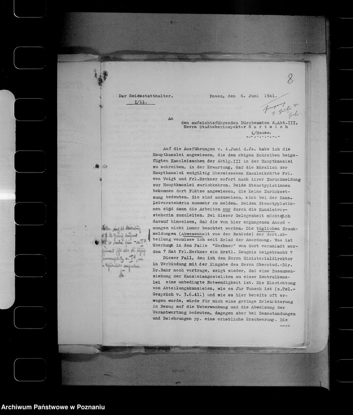 Obraz 12 z jednostki "Einsetzung eines Vertrauensarztes und Errickung eines Sprechzimmers"