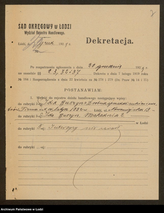 Obraz 9 z jednostki "Ida Buszyn – drobna sprzedaż sukien i swetrów"