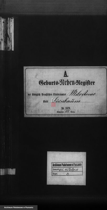 Obraz 1 z jednostki "Księga urodzeń"