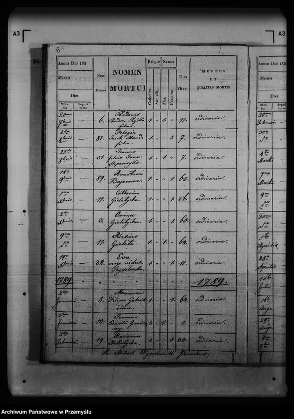 Obraz 13 z jednostki "[Kopie ksiąg metrykalnych parafii Buców (dekanat Medyka)]"