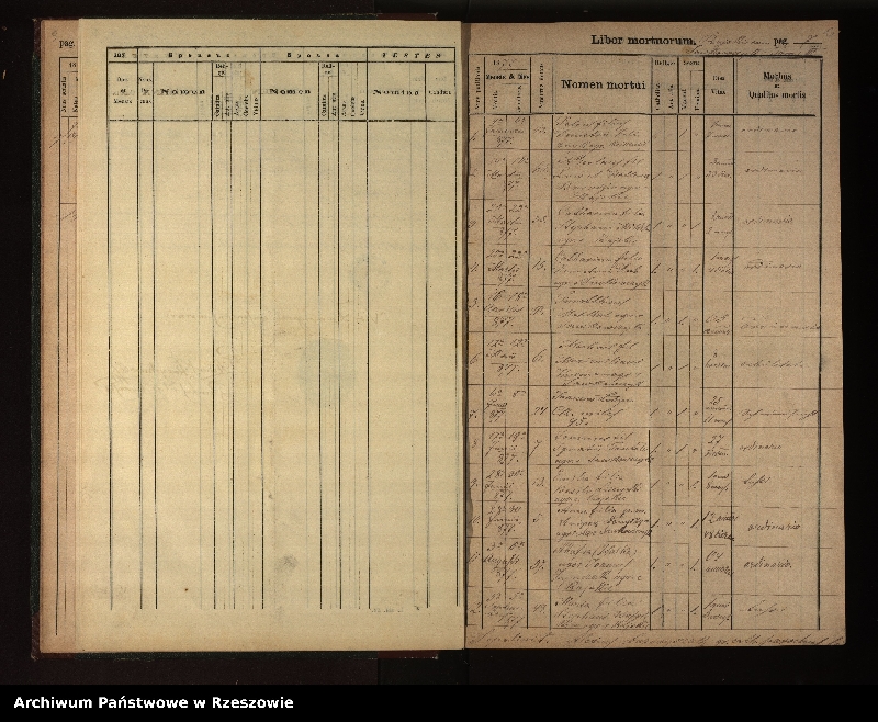 image.from.unit.number "Księga urodzeń, małżeństw i zgonów dla miejscowości Rajskie, Sakowczyk, Studenne, Horodek"