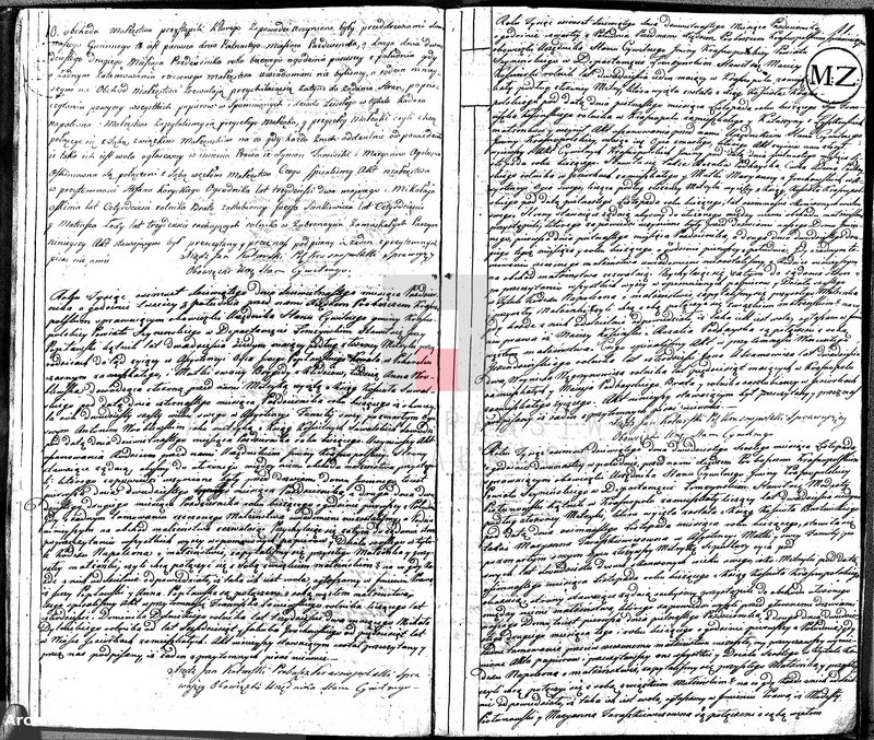 Obraz 10 z jednostki "Akta Cywilne Małżeństwa Gminy Krasnopolskiey od R.1809 1-go Maia do 1810 1-go Maia."