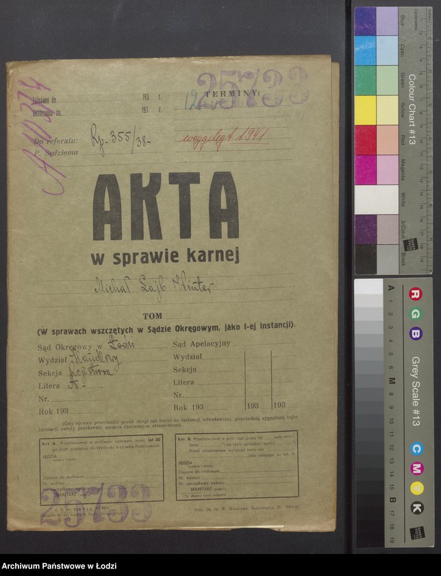 Obraz 2 z jednostki "Michał Lajb Winter- sprzedaż towarów bawełnianych i półwełnianych"