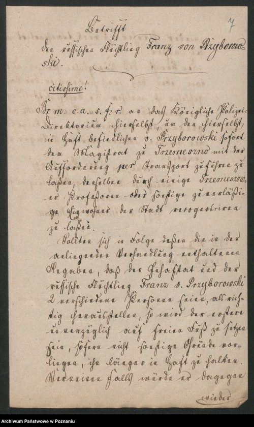 Obraz 11 z jednostki "A. betr. Franz von Przyborowski"