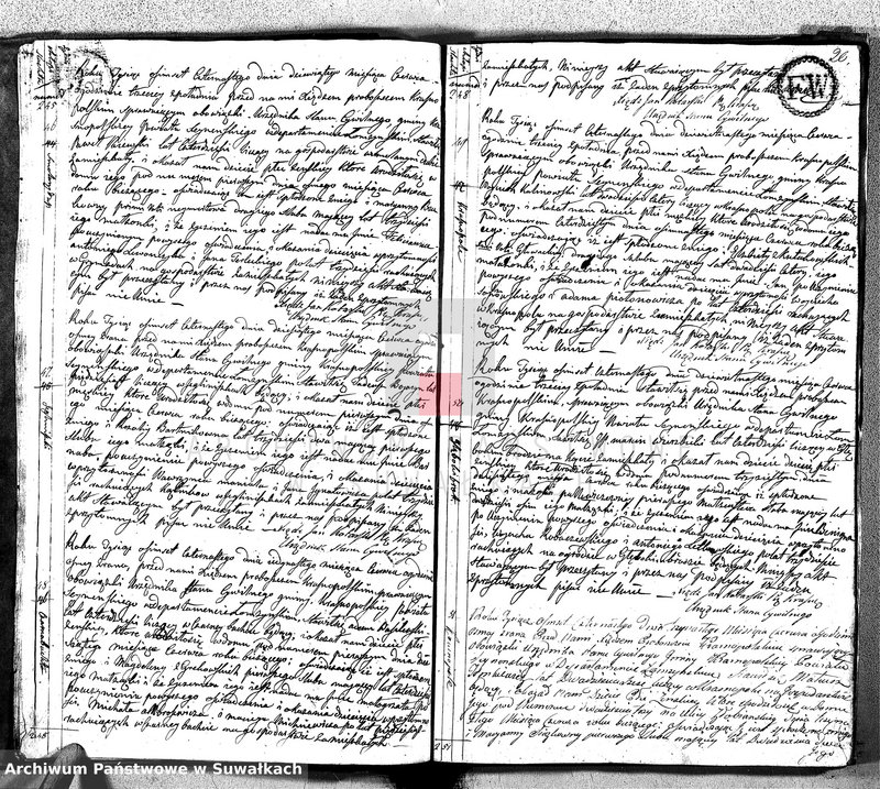 image.from.unit.number "Akta Cywilne Urodzonych Gminy Krasnopolskiey Pttu Seyneńskiego od Ru 1814."