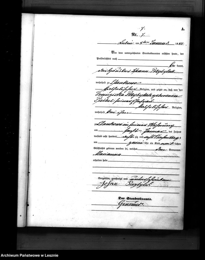 Obraz 10 z jednostki "[Księga urodzeń]"