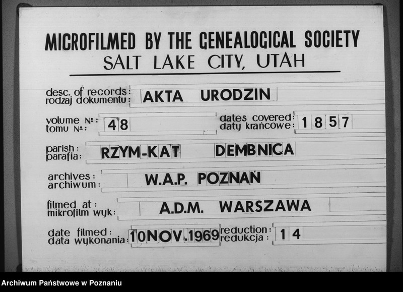 Obraz 9 z jednostki "Duplikat baptisatorum"