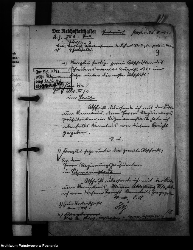 Obraz 13 z jednostki "Lehrerbildungsanstalt Marsehfelde Marszałki powiat Ostrzeszów (Zakład skonfiskowany OO. Salezjanom)"