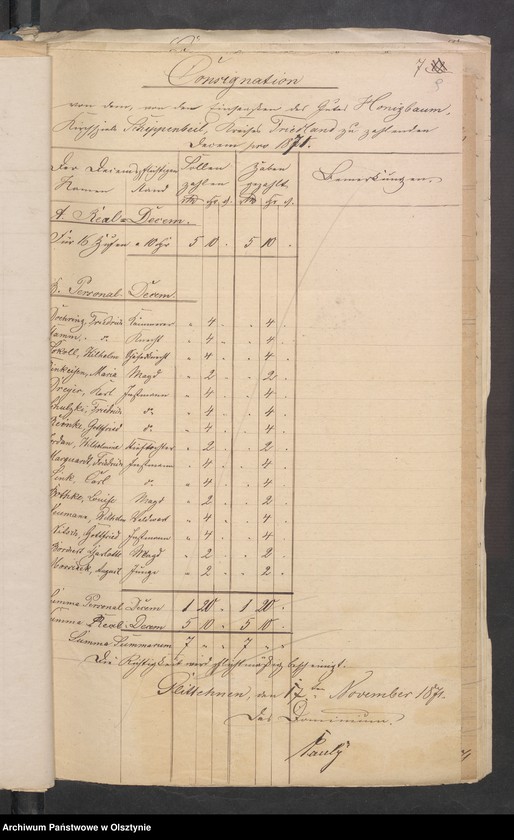 image.from.unit.number "Dezems-Consignation, verschiedene Kirchen Gefälle und Beläge"