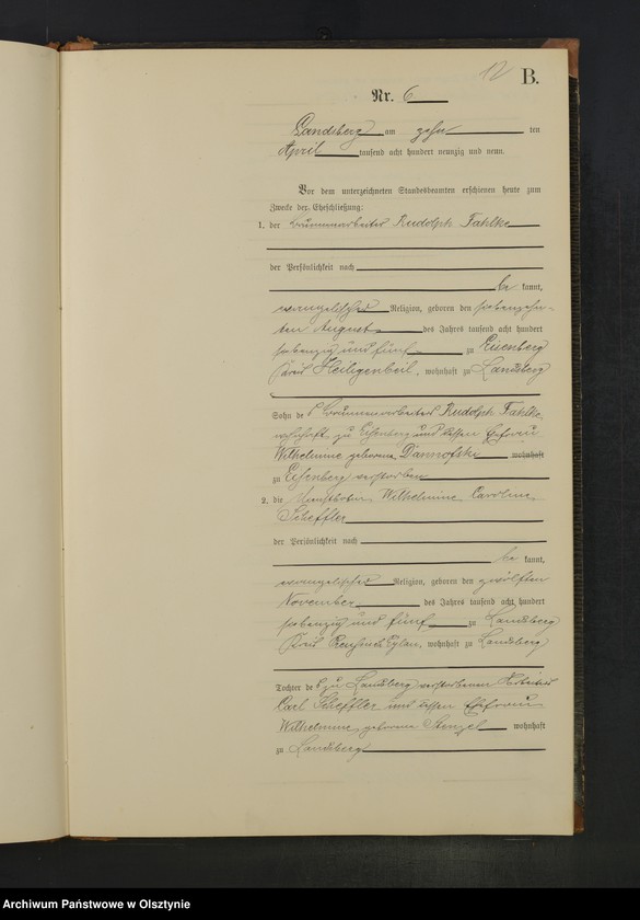 image.from.unit.number "Heiraths-Neben-Register Nr 1 - 22"