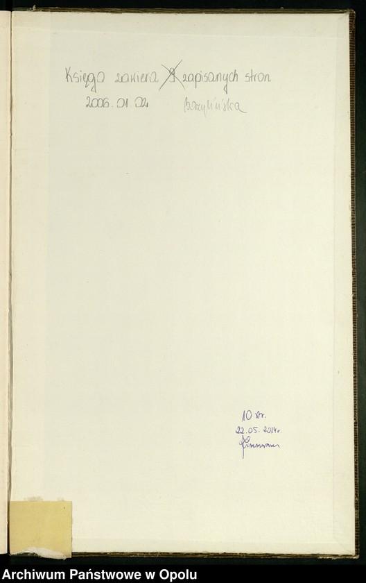 Obraz 14 z jednostki "Heiraths-Neben-Register Standes-Amt Riebnig 1905"