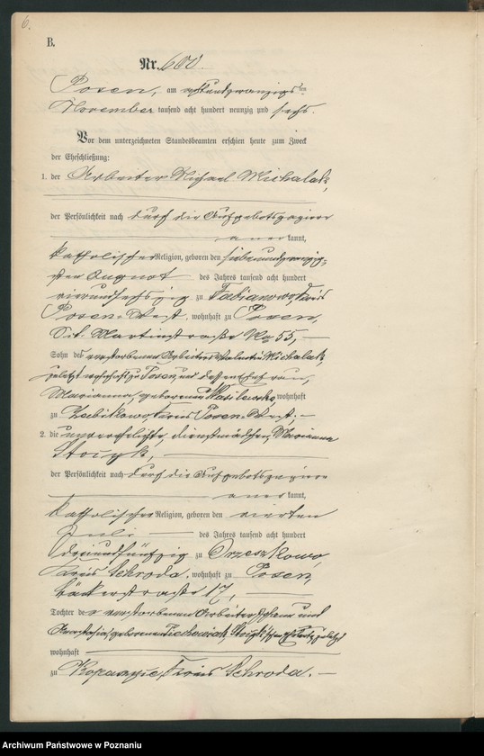 Obraz 8 z jednostki "Księga małżeństw t. III"