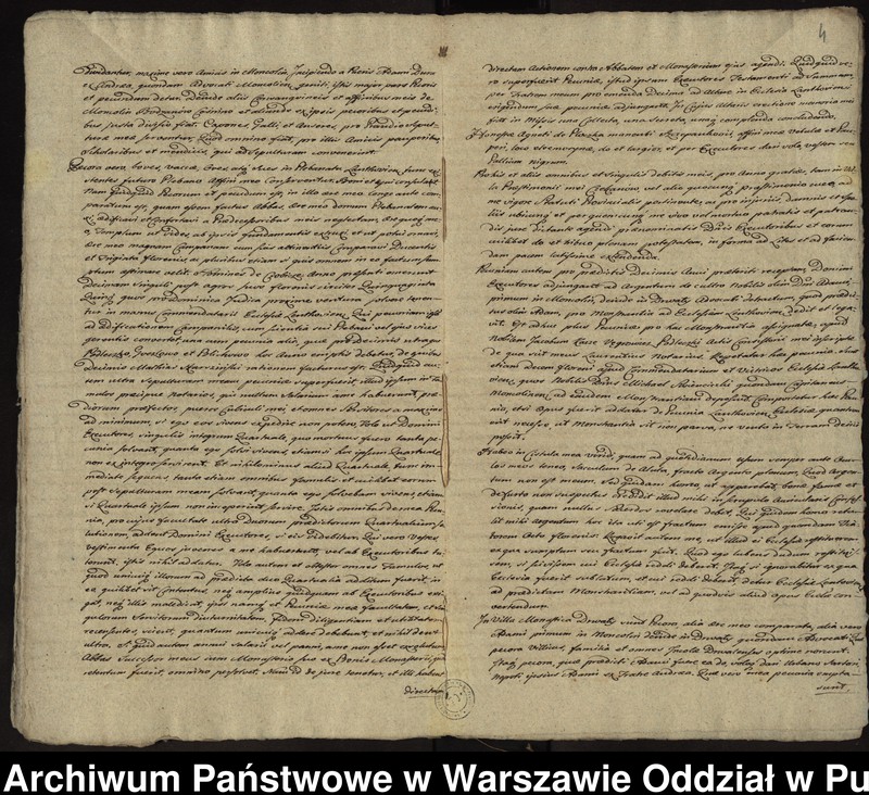 image.from.unit.number "Kopia testamentu z 1578 r. opata Pawła Kaleckiego z Mąkolina"