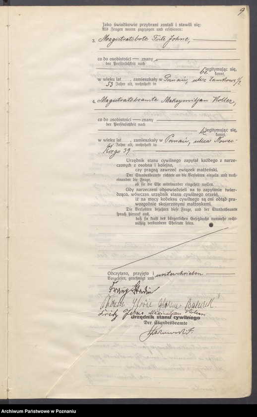 Obraz 11 z jednostki "Księga miejscowa małżeństw tom III [Rejestr główny małżeństw]"