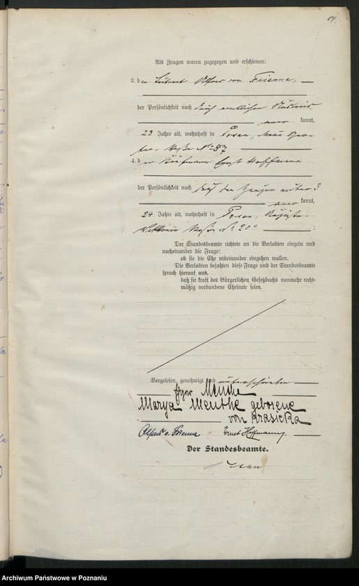 Obraz 16 z jednostki "Księga miejscowa małżeństw tom II [Rejestr główny małżeństw]"