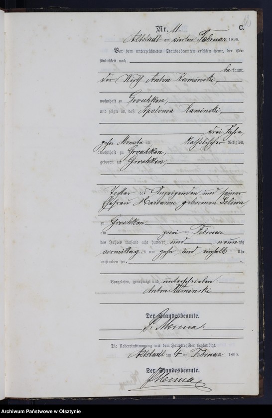 image.from.unit.number "Sterbe-Neben-Register Nr 1 - 74"