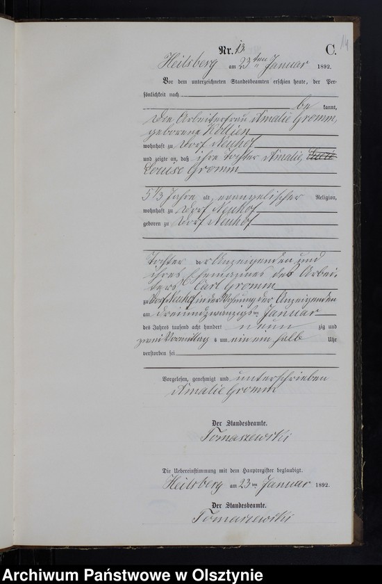 image.from.unit.number "Sterbe-Neben-Register Tom I,Nr 1 - 100"