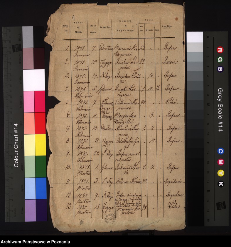 Obraz 3 z jednostki "Księga zgonów"