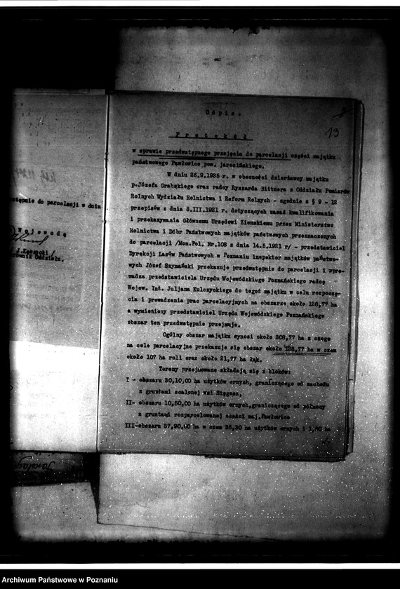 Obraz 16 z jednostki "Parcelacja majątku państwowego Pawłowice"