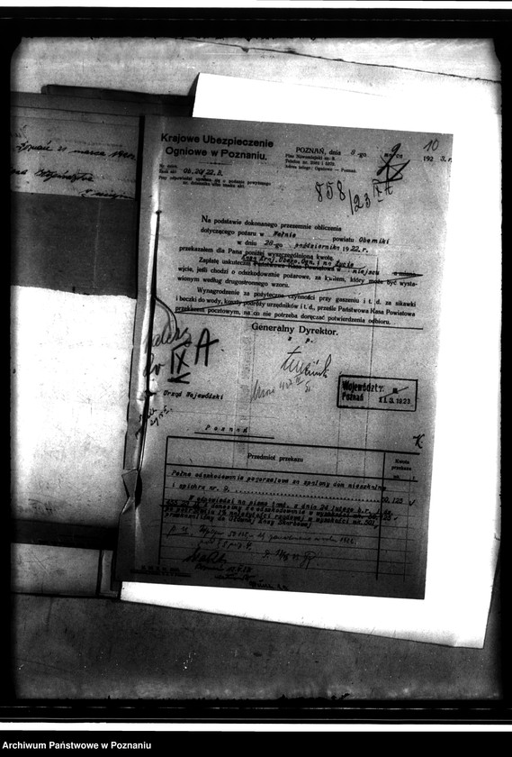 Obraz 14 z jednostki "Dobra państwowe Wełna ubezpieczenie od ognia"