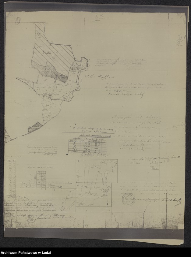 Obraz 5 z jednostki "Odrys pomiaru dóbr Niechmierów ... w powiecie sieradzkim położonych"