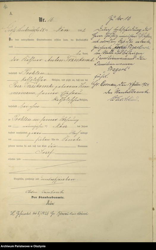 image.from.unit.number "Geburts-Haupt-Register Nr 1 - 62"