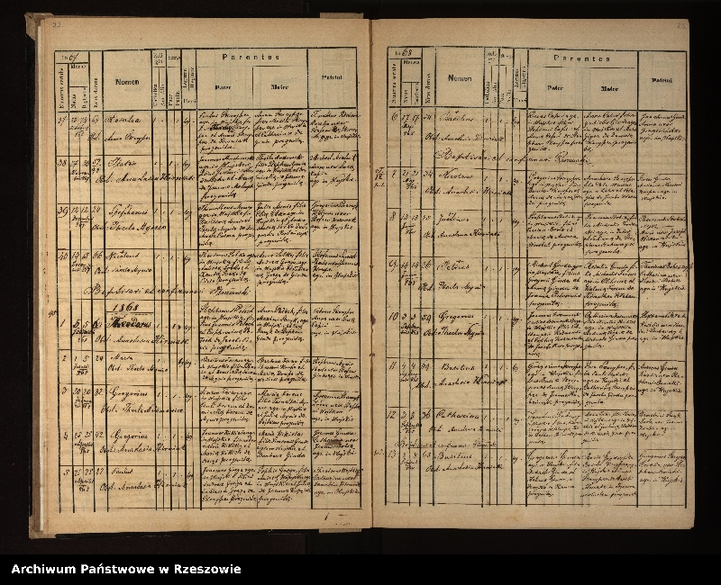 image.from.unit.number "Księga urodzeń, małżeństw, zgonów z miejscowości Wujskie i Załuż"