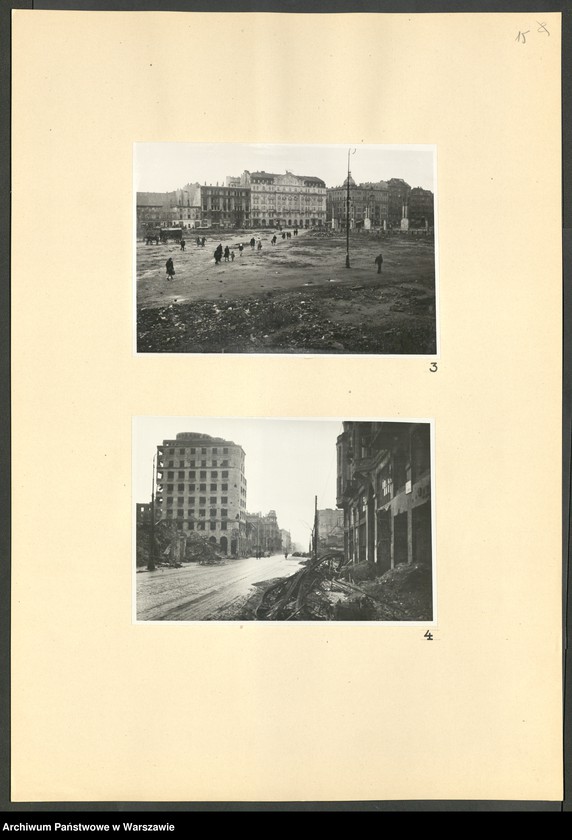 Obraz 2 z kolekcji "Odbudowa Warszawy - Rejon ulicy Marszałkowskiej"