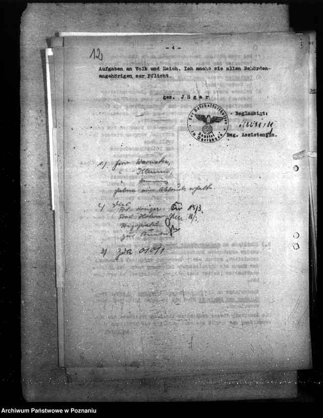 Obraz 16 z jednostki "Vereinfachung und Beschleunigung der Verwaltung"