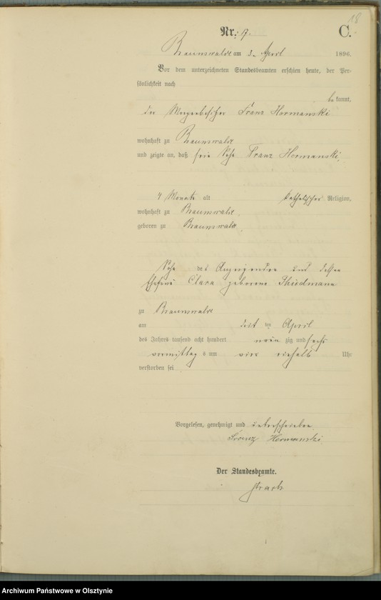 image.from.unit.number "Sterbe-Haupt-Register Nr 1 - 49"