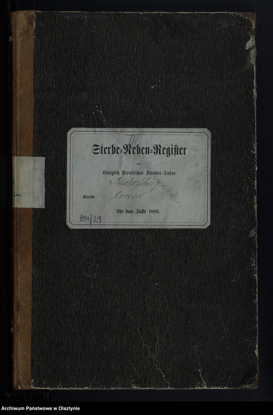 image.from.unit.number "Sterbe-Neben-Register Tom III,Nr 158 - 167"