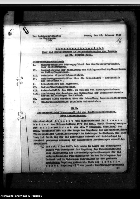 Obraz 20 z jednostki "Kostentragung der öffentlichen Fürsorge - Anstaltspflege"