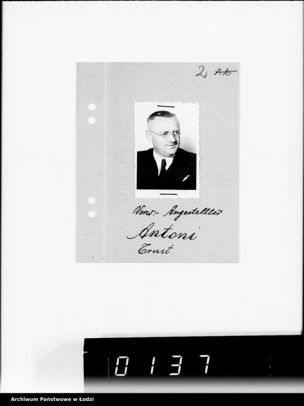 Obraz 7 z jednostki "Ausgeschiedene Angestellte. Lit.A-D"