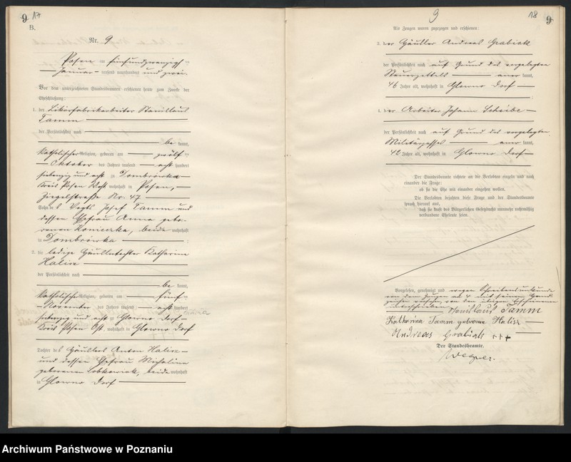 Obraz 11 z jednostki "[Księga małżeństw]"