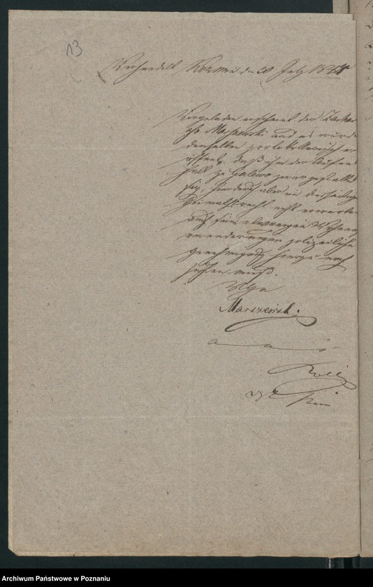 Obraz 18 z jednostki "A. betr. Zacharias von Marczewski"