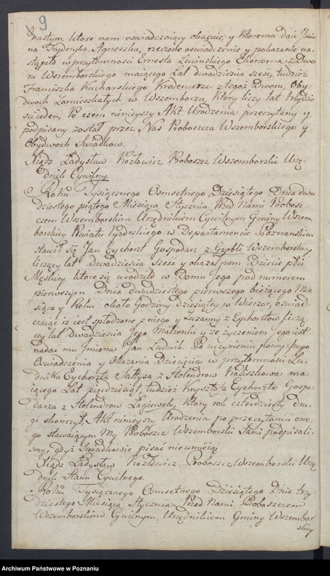 Obraz 11 z jednostki "Księga Aktów Urodzenia tudzież Księga Aktów Zejścia."