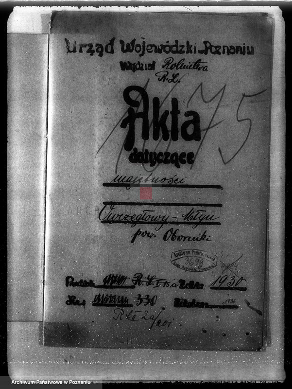 image.from.unit.number "Las majętność Ocieszyn powiat obornicki"