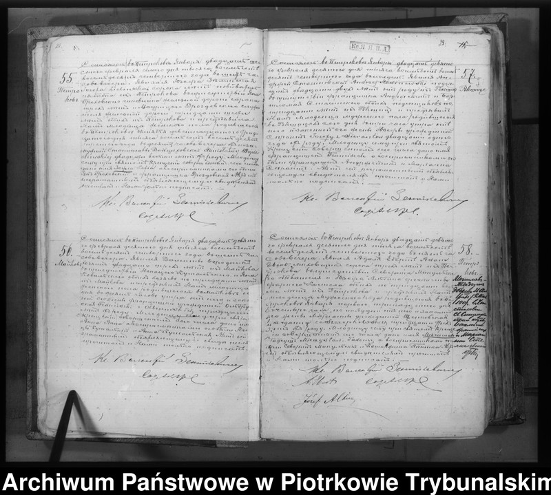 Obraz 19 z jednostki "[Księga duplikat aktów urodzonych, zaślubionych i zmarłych]"