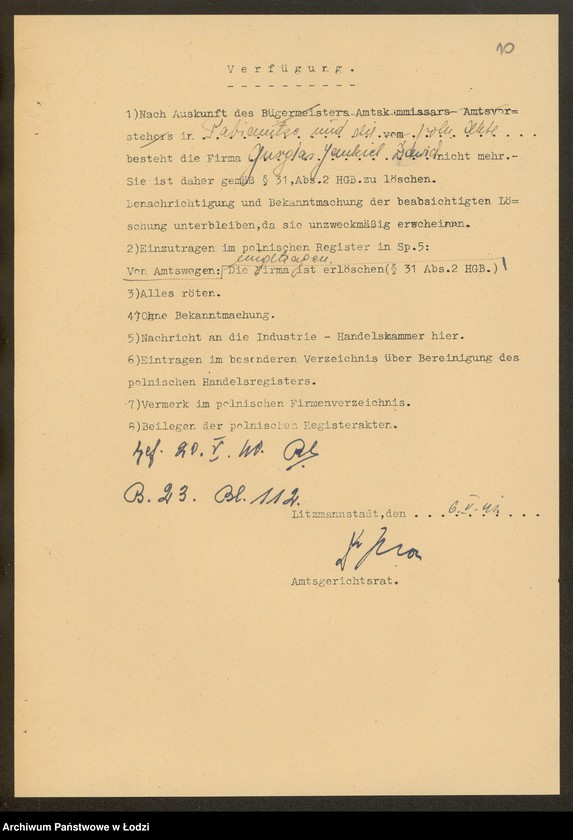 Obraz 12 z jednostki "Jakób Dawid Gutglas- sprzedaż manufaktury"