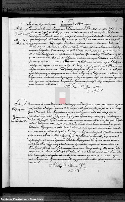 image.from.unit.number "Duplikat Rodivšichsja, brakosočetavšichsja i umeršich s 1904 goda Lejpunskago R.Katoličeskago prichoda"