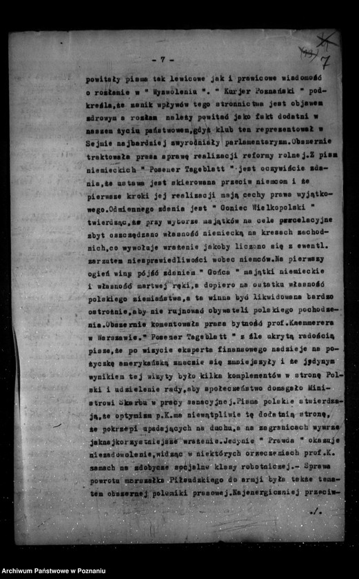 Obraz 11 z jednostki "Sprawozdania sytuacyjne miesięczne za miesiące styczeń, luty 1926 r."
