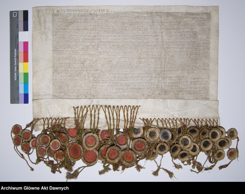 image.from.unit.number "Panowie rady i posłowie ziemscy Wielkiego Księstwa Litewskiego odnawiają unię z Koroną Polską. Unia lubelska."