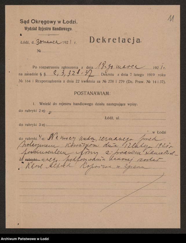 Obraz 13 z jednostki "Maurycy Riedel- sprzedaż chemikali i farb"