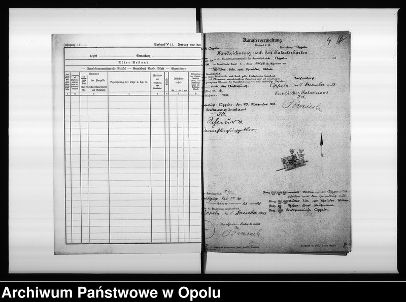 Obraz 8 z jednostki "Magistrat Oppeln. Betrifft: Ritterstrasse Müller Blatt 153 G.V. und 54 Goslawitz"