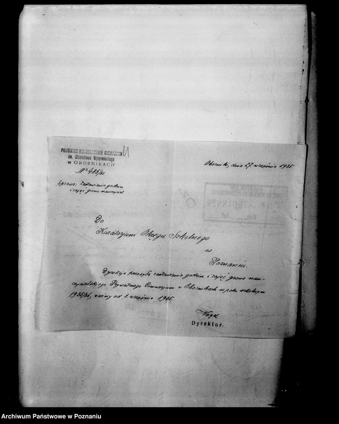 Obraz 7 z jednostki "Prywatne Gimnazjum Koedukacyjne- Oborniki"