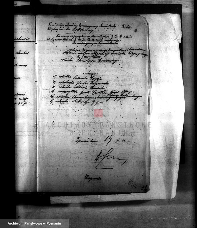 Obraz 20 z jednostki "Członkowie magistratu miasta Święciechowa"