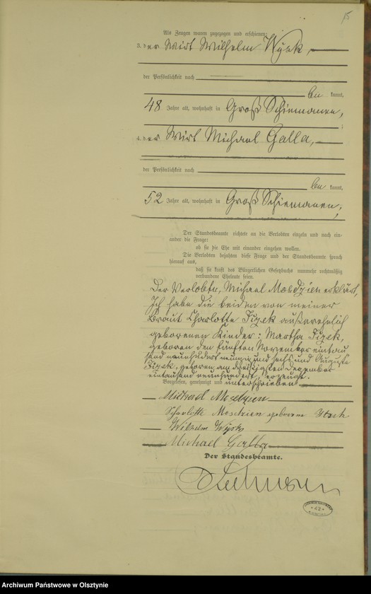 image.from.unit.number "Heiraths-Haupt-Register Nr 1 - 16"