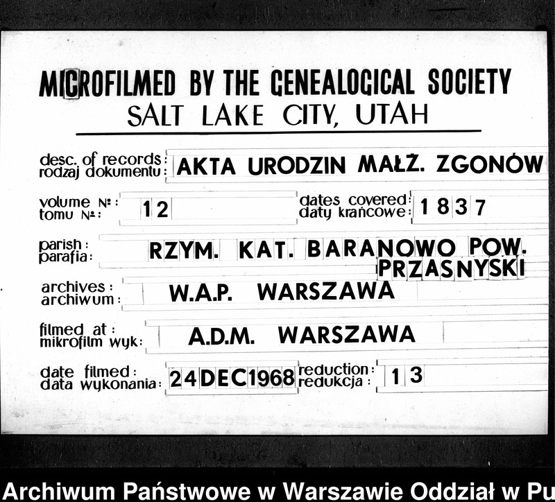 image.from.unit.number "Akta urodzeń, małżeństw i zgonów"