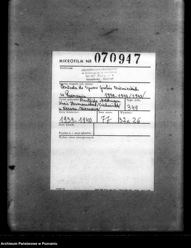 Obraz 2 z jednostki "Amtliche Meldungen Kreis Hermannsbad (Ciechocinek) u. Nessan (Nieszawa)"